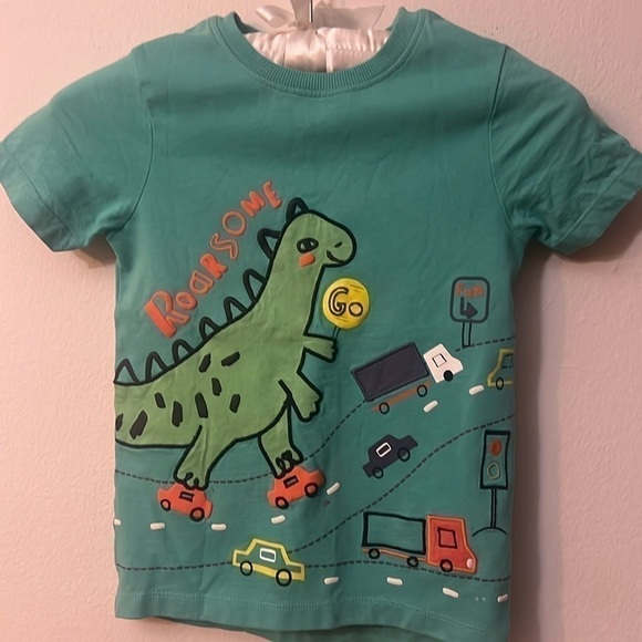 Nutmeg orange dinosaur t shirt size 5
100% cotton - Picture 1 of 4